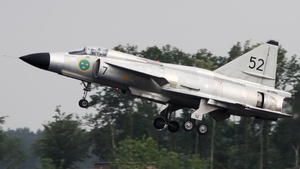 Photo of SE-DXN - Saab AJS 37 Viggen operated by Swedish Air Force Historic Flight