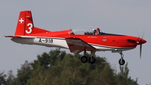 Photo of A-918 - Pilatus PC-7 operated by Swiss Air Force