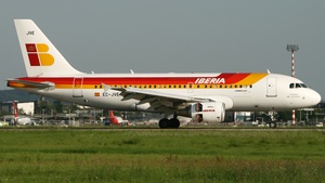 Photo of EC-JVE - Airbus A319-111 operated by Iberia