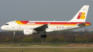 Photo of EC-JXV - Airbus A319-111 operated by Iberia