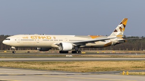 Photo of A6-ETG - Boeing 777-3FX(ER) operated by Etihad Airways
