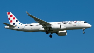 Photo of 9A-CAE - Airbus A220-300 operated by Croatia Airlines