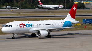 Photo of HB-JOK - Airbus A320-214 operated by Chair Airlines
