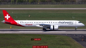 Photo of HB-AZI - Embraer ERJ-195-E2 operated by Helvetic Airways
