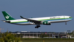 Photo of EI-LKD - Airbus A330-302(P2F) operated by Saudia Cargo (opb ASL Airlines Ireland)