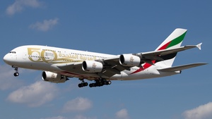 Photo of A6-EUU - Airbus A380-842 operated by Emirates