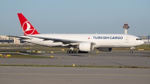 Photo of TC-LJM - Boeing 777-FF2 operated by Turkish Airlines Cargo