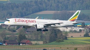Photo of ET-AUB - Airbus A350-941 operated by Ethiopian Airlines