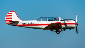 Photo of UP-LA151 - Yakovlev Yak-52 operated by Private