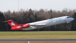 Photo of PH-MJP - Fokker 100 operated by Greenland Express (opb Denim Air)