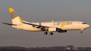 Photo of LZ-CGE - Boeing 737-86J(SF) operated by Cargoair
