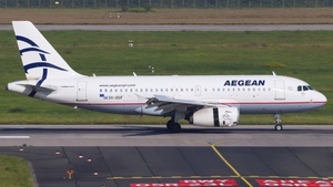 Photo of SX-DGF - Airbus A319-132 operated by Aegean Airlines
