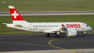 Photo of HB-JBB - Airbus A220-100 operated by Swiss International Air Lines