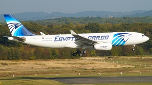 Photo of SU-GCE - Airbus A330-243(P2F) operated by Egyptair Cargo