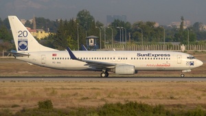 Photo of TC-SUL - Boeing 737-85F operated by SunExpress