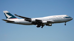 Photo of B-HKF - Boeing 747-412 operated by Cathay Pacific Airways