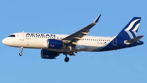 Photo of SX-NEL - Airbus A320-271N operated by Aegean Airlines