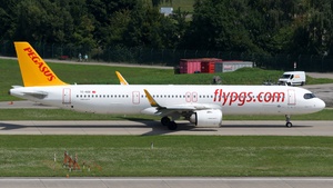 Photo of TC-RDE - Airbus A321-251NX operated by Pegasus Airlines