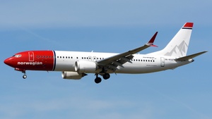Photo of SE-RTV - Boeing 737 MAX 8 operated by Norwegian Air Sweden
