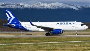 Photo of SX-DND - Airbus A320-232 operated by Aegean Airlines