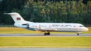 Photo of KAF308 - Fokker 70 operated by Government of Kenya