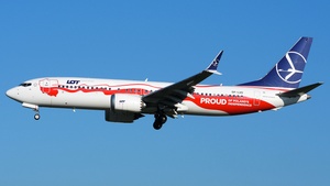 Photo of SP-LVD - Boeing 737 MAX 8 operated by LOT Polish Airlines
