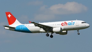 Photo of HB-JOK - Airbus A320-214 operated by Chair Airlines