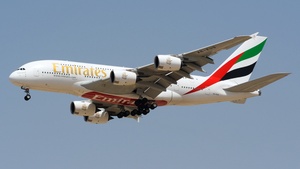 Photo of A6-EUQ - Airbus A380-842 operated by Emirates