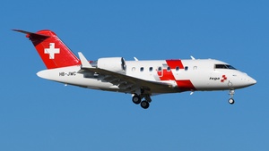 Photo of HB-JWC - Bombardier Challenger 650 operated by Rega Swiss Air-Rescue