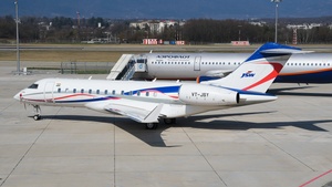 Photo of VT-JSY - Bombardier Global 6000 operated by JSW Steel