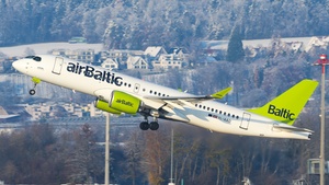 Photo of YL-AAO - Airbus A220-300 operated by airBaltic