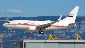 Photo of A6-HRS - Boeing 737-7E0(BBJ) operated by Dubai Royal Air Wing