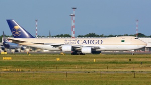 Photo of HZ-AI4 - Boeing 747-87UF operated by Saudia Cargo