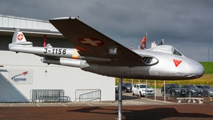 Photo of J-1156 - De Havilland DH-100 Vampire FB.6 operated by Swiss Air Force