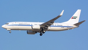 Photo of A6-MRS - Boeing 737-8E0(BBJ2) operated by Dubai Royal Air Wing