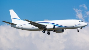 Photo of P4-EBO - Boeing 737-4H6(SF) operated by Liza Transport International (opb Global Jet Aruba)