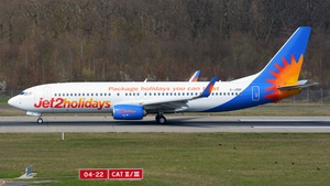 Photo of G-JZBP - Boeing 737-8MG operated by Jet2