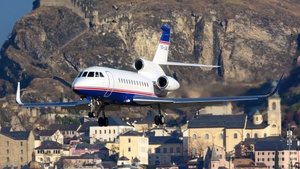 Photo of OO-LMS - Dassault Falcon 900LX operated by Luxaviation Belgium