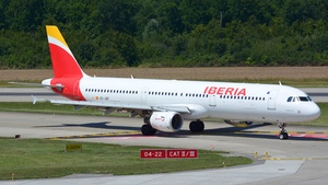 Photo of EC-JQZ - Airbus A321-212 operated by Iberia