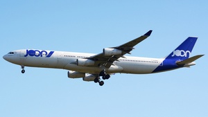 Photo of F-GLZK - Airbus A340-313 operated by Joon
