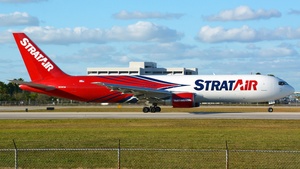 Photo of N351CM - Boeing 767-323(ER)(BDSF) operated by Strat Air (opb Northern Air Cargo)