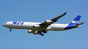 Photo of F-GLZO - Airbus A340-313 operated by Joon