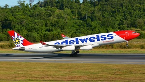 Photo of HB-JMD - Airbus A340-313 operated by Edelweiss Air