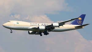 Photo of HZ-AI4 - Boeing 747-87UF operated by Saudia Cargo