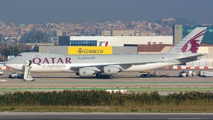 Photo of A7-BGB - Boeing 747-83QF operated by Qatar Airways Cargo