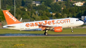 Photo of G-EZIY - Airbus A319-111 operated by easyJet