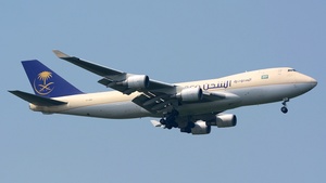 Photo of TF-AMU - Boeing 747-48EF operated by Saudi Arabian Airlines Cargo (opb Air Atlanta Icelandic)