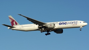 Photo of A7-BAB - Boeing 777-3DZ(ER) operated by Qatar Airways