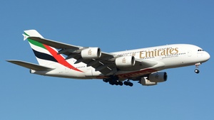 Photo of A6-EUJ - Airbus A380-861 operated by Emirates