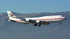 Photo of A6-PFA - Boeing 747-8Z5(BBJ) operated by United Arab Emirates Presidential Flight
